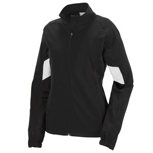 Augusta Sportswear 7724 - Ladies Tour De Force Jacket Black/Black/White