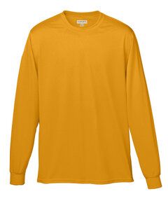 Augusta Sportswear 788 - Adult Wicking Long Sleeve T Shirt Gold