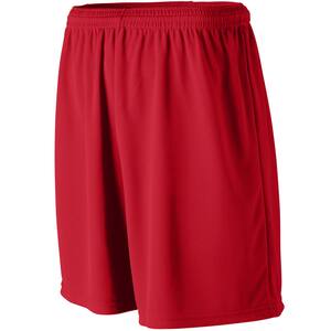 Augusta Sportswear 806 - Youth Wicking Mesh Athletic Short Red