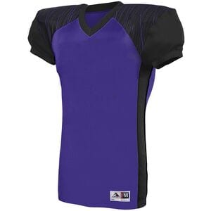 Augusta Sportswear 9576 - Youth Zone Play Jersey Purple/Black/Purple Print