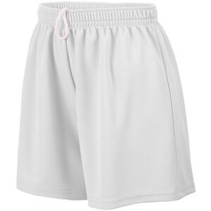 Augusta Sportswear 961 - Girls Wicking Mesh Short White