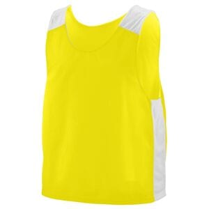 Augusta Sportswear 9716 - Youth Face Off Reversible Jersey Power Yellow/ White