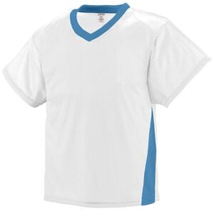 Augusta Sportswear 9726 - Youth High Score Jersey White/ Columbia Blue