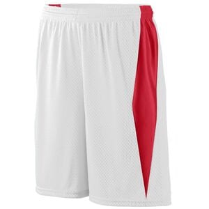 Augusta Sportswear 9736 - Youth Top Score Short White/Red