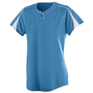 Augusta Sportswear 1225 - Ladies Diamond Jersey Columbia Blue/White