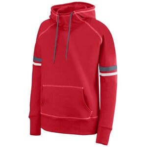 Augusta Sportswear 5441 - Girls Spry Hoodie  Red/ White/ Graphite
