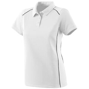 Augusta Sportswear 5092 - Ladies Winning Streak Polo White/Black