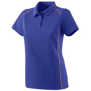 Augusta Sportswear 5092 - Ladies Winning Streak Polo Purple/Gold