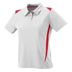Augusta Sportswear 5013 - Ladies Premier Polo White/Red