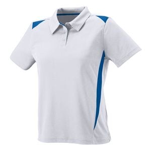 Augusta Sportswear 5013 - Ladies Premier Polo White/Royal
