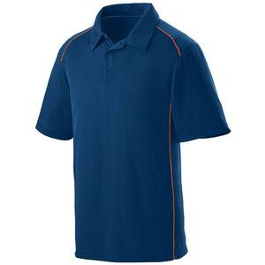 Augusta Sportswear 5091 - Winning Streak Polo Navy/Orange