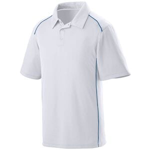 Augusta Sportswear 5091 - Winning Streak Polo White/Royal