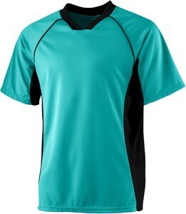 Augusta Sportswear 244 - Youth Wicking Soccer Jersey Teal/Black