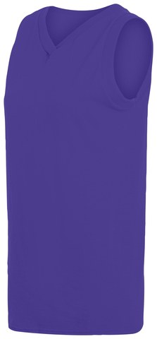 Augusta Sportswear 557 - Girls Sleeveless V Neck Poly/Cotton Jersey