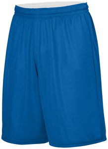 Augusta Sportswear 1407 - Youth Reversible Wicking Short Royal/White