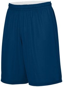 Augusta Sportswear 1407 - Youth Reversible Wicking Short Navy/White