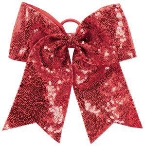Augusta Sportswear 6702 - Sequin Cheer Hair Bow Red
