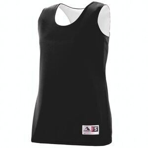 Augusta Sportswear 147 - Ladies Reversible Wicking Tank Black/White