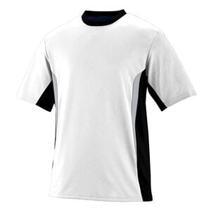Augusta Sportswear 1511 - Youth Surge Jersey White/Black/Silver Grey