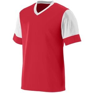 Augusta Sportswear 1601 - Youth Lightning Jersey Red/White