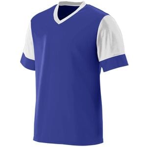 Augusta Sportswear 1601 - Youth Lightning Jersey Purple/White