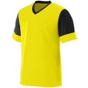 Augusta Sportswear 1601 - Youth Lightning Jersey Power Yellow/ Black