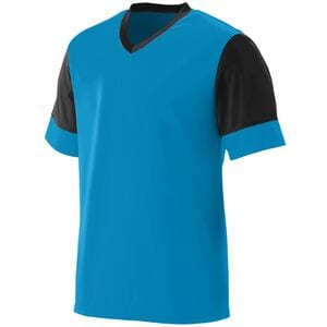 Augusta Sportswear 1601 - Youth Lightning Jersey Power Blue/Black
