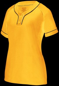 Augusta Sportswear 1671 - Girls Overpower Two Button Jersey Royal/White