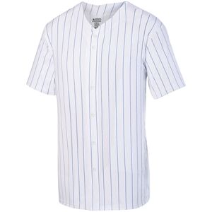 Augusta Sportswear 1686 - Youth Pinstripe Full Button Baseball Jersey