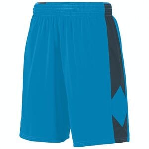 Augusta Sportswear 1716 - Youth Block Out Short Power Blue/ Slate