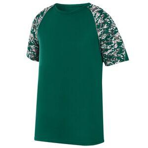 Augusta Sportswear 1782 - Color Block Digi Camo Jersey Dark Green/Dark Green Digi/Silver