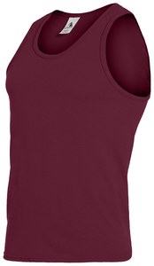 Augusta Sportswear 181 - Youth Poly/Cotton Athletic Tank Maroon