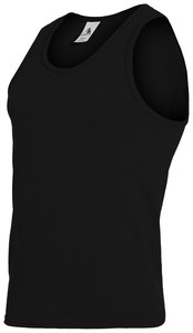 Augusta Sportswear 181 - Youth Poly/Cotton Athletic Tank Black
