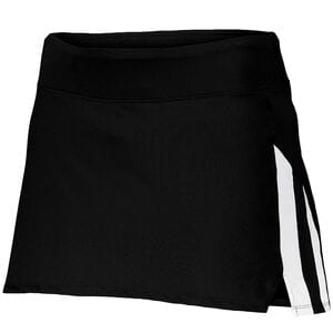 Augusta Sportswear 2441 - Girls Full Force Skort Black/White