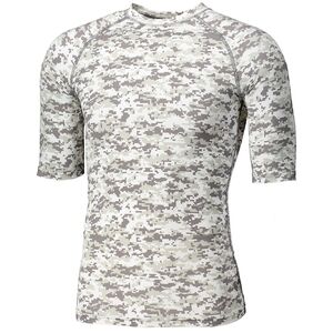 Augusta Sportswear 2607 - Youth Hyperform Compression Half Sleeve Shirt White Digi