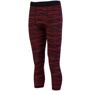 Augusta Sportswear 2619 - Youth Hyperform Compression Calf Length Tight Black/Red Print