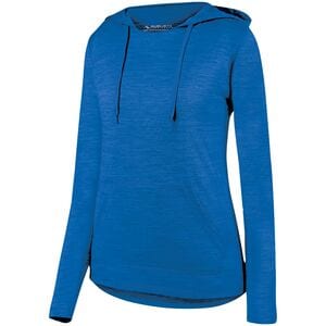 Augusta Sportswear 2907 - Ladies Shadow Tonal Heather Hoodie Royal blue