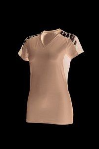 HighFive 342192 - Ladies Atomic Short Sleeve Jersey Graphite/Fragment Print/Black
