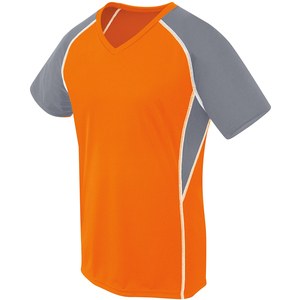 HighFive 372322 - Ladies Evolution Short Sleeve Orange/ Graphite/ White