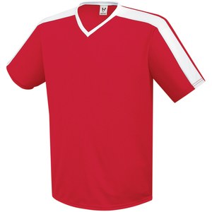 HighFive 322731 - Youth Genesis Soccer Jersey Scarlet/White