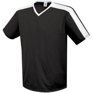 HighFive 322731 - Youth Genesis Soccer Jersey Black/White