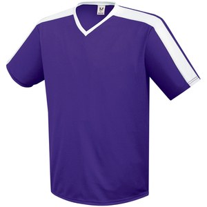 HighFive 322731 - Youth Genesis Soccer Jersey Purple/White