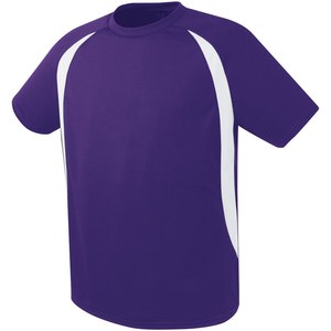 HighFive 322781 - Youth Liberty Soccer Jersey Purple/White