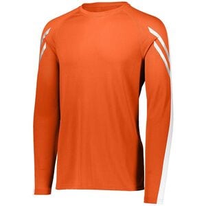Holloway 222607 - Youth Flux Shirt Long Sleeve Orange/White