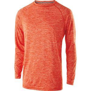 Holloway 222624 - Youth Electrify 2.0 Shirt Long Sleeve Orange Heather