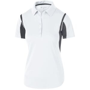 Holloway 222747 - Ladies Integrate Polo White/ Carbon