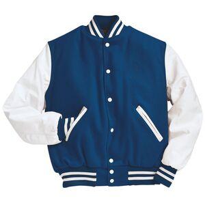 Holloway 224183 - Varsity Jacket Dark Royal/White