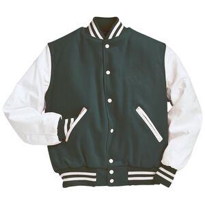Holloway 224183 - Varsity Jacket Myrtle/White