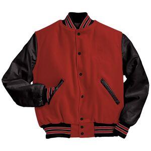 Holloway 224183 - Varsity Jacket Scarlet/Black/Scarlet