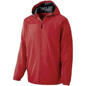 Holloway 229217 - Youth Bionic Hooded Jacket Scarlet/Carbon